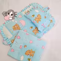 ست مسافرتی تا دو سال  شامل لحاف .تشک دور زیپ و بالشت