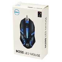 موس سیمی گیمینگ چراغ دار DELL M200
