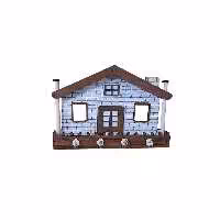 جاکلیدی طرح کلبه چوبی (شامل 4 گیره )