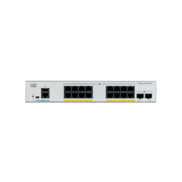 سوئیچ شبکه سیسکو 16 پورت مدل C1000-16T-2G-L
