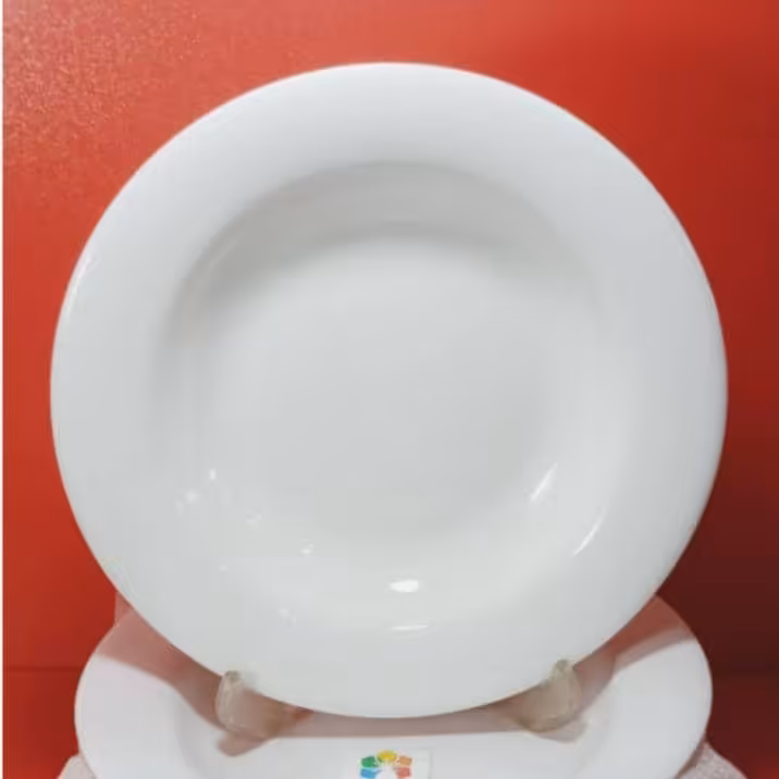 بشقاب خورشت چینی سفید
تعداد : 6عدد