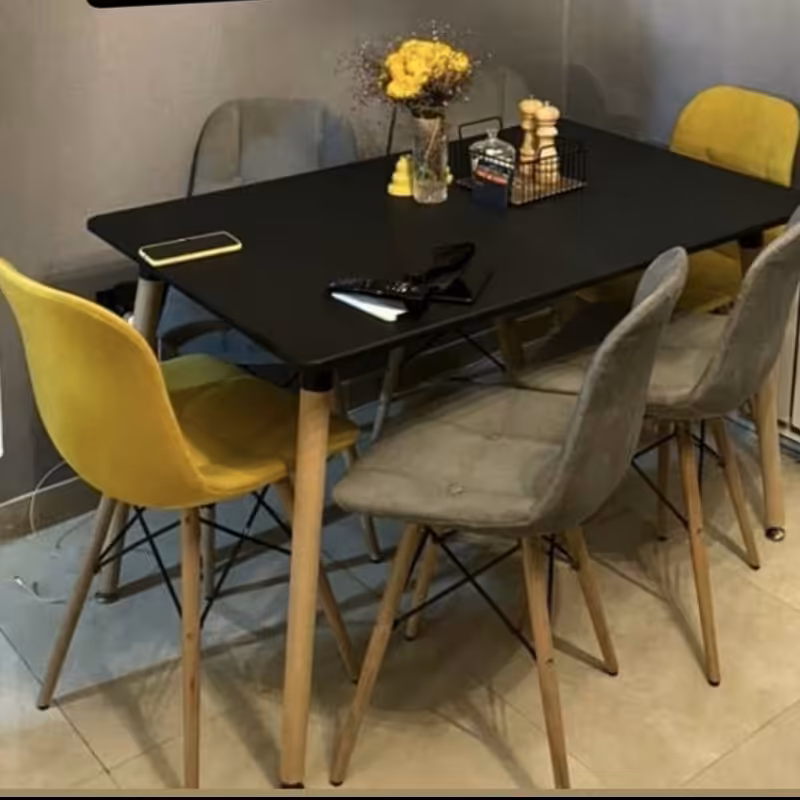 میز ناهارخوری 4نفره فایبر گلاس