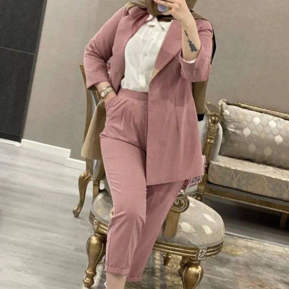 کت و شلوار مام فیت زنانه جنس میکرو درجه یک کیفیت عالی