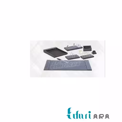 ست رو میزی اداری چرمی 10 تیکه کد 04