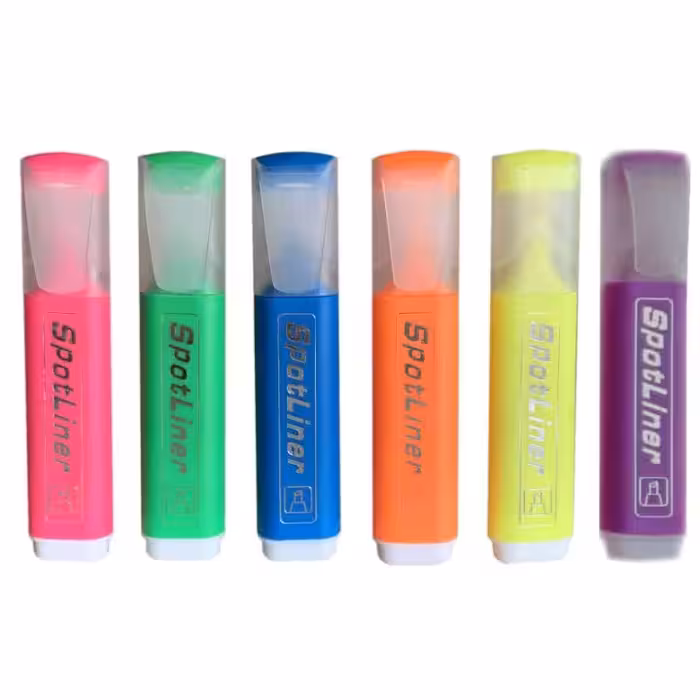 ماژیک علامتگذار اسپات لاینر DH102 بسته 6 عددی