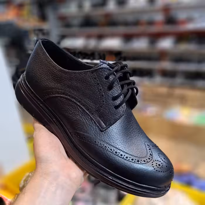 کفش مردانه چرم طبعیی