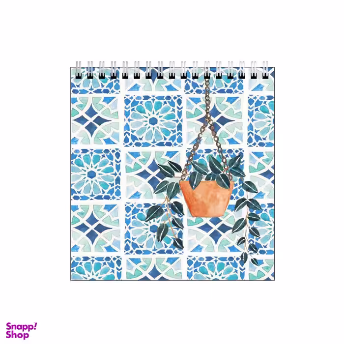 دفتر طراحی طرح گلدان در حیاط کاشی کد 2424161