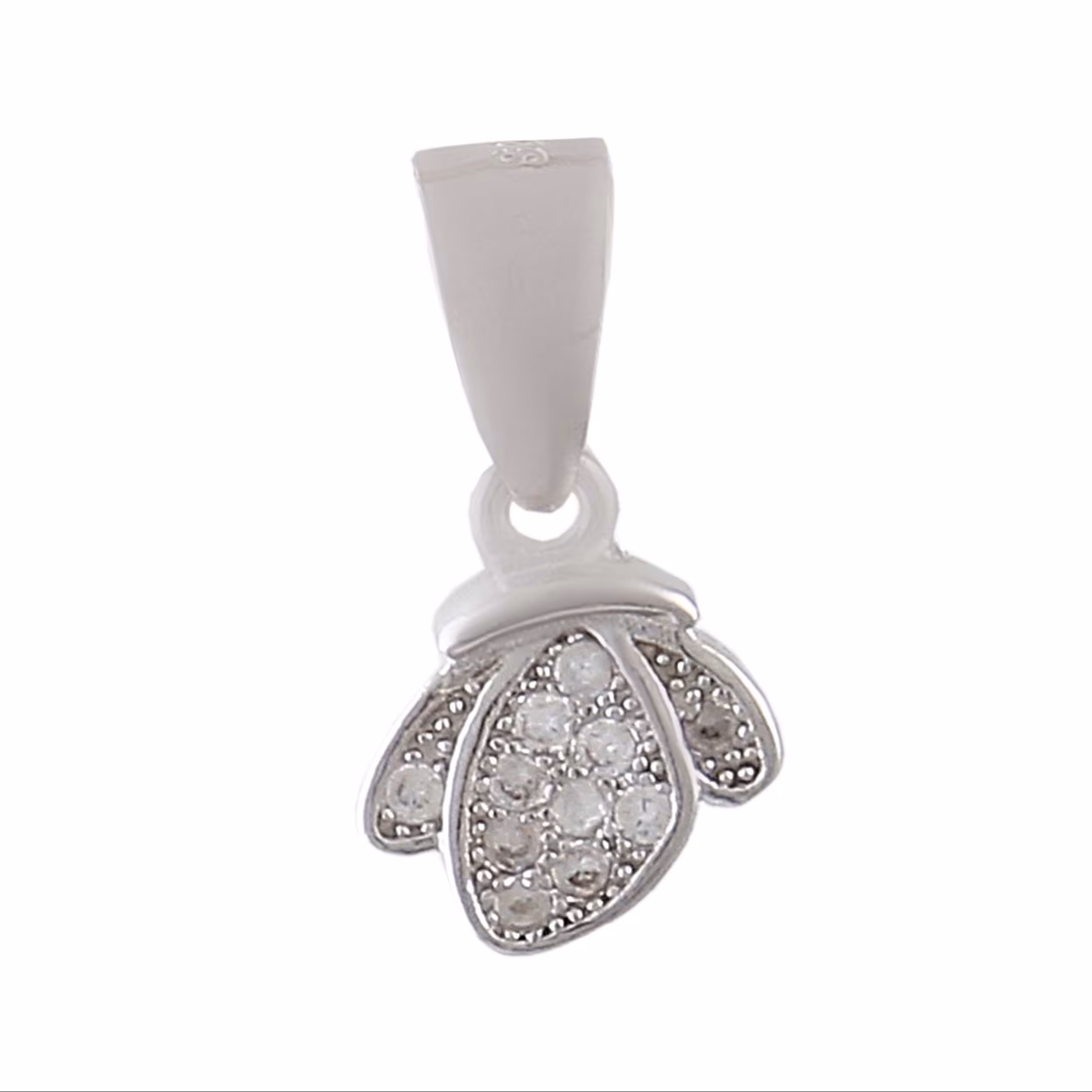 آویز گردنبند نقره زنانه بازرگانی میلادی فانتزی نگین برلیان بدون ریزش کد PKR185