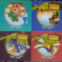 دفتر نقاشی(پک100عددی)در طرح های مختلف