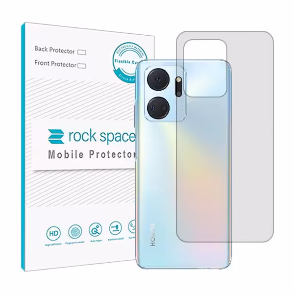 گلس محافظ پشت گوشی آنر X7a مدل نانو هیدروژل شفاف برند راک اسپیس کد S