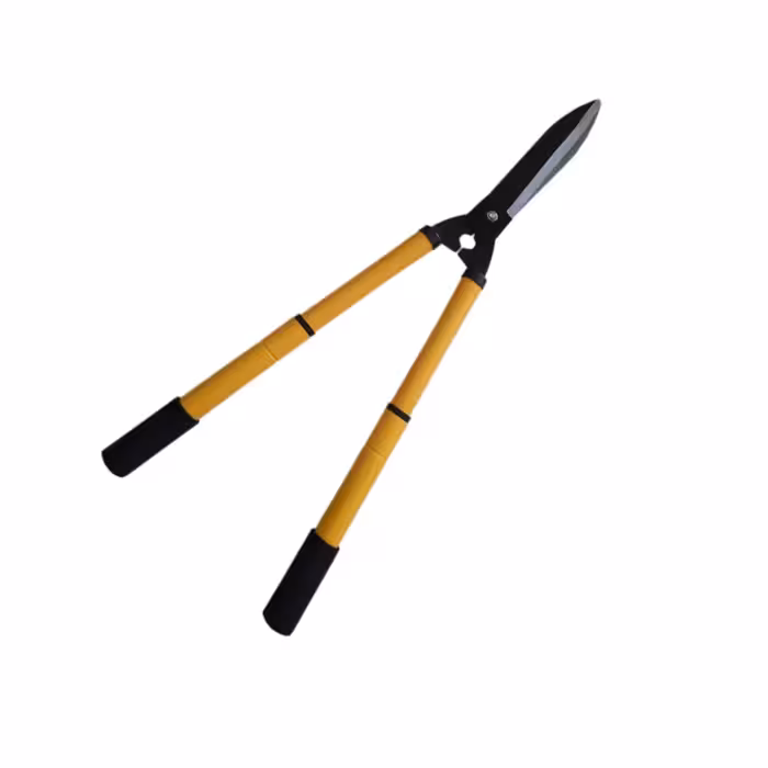 قیچی شمشاد زن دسته زرد مدل HT