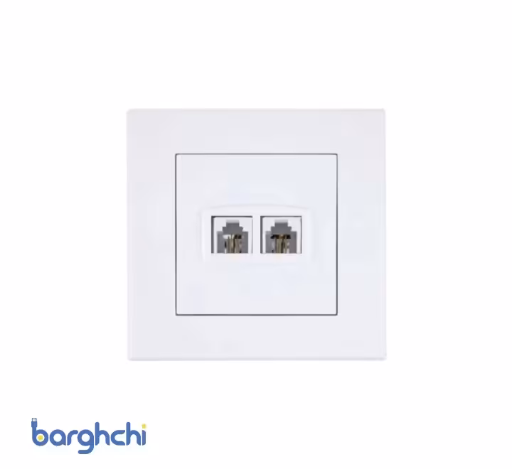 مکانیزم تلفن دو سوکت تابش پارت الکتریک مدل 5181