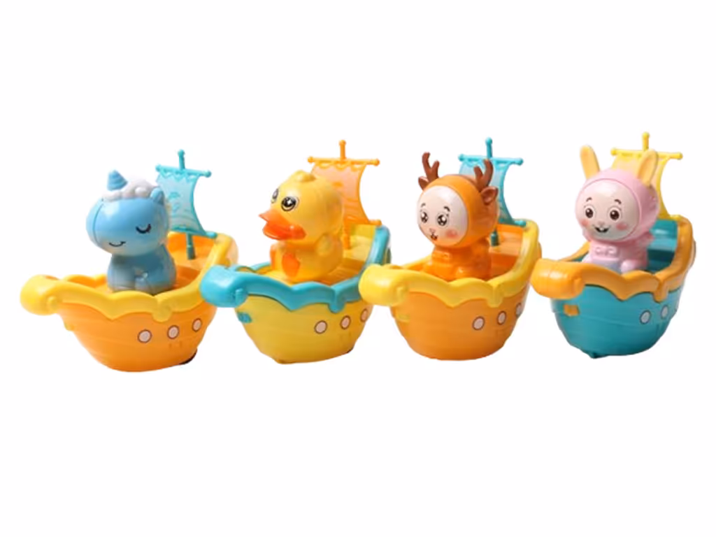 قایق فشاری اسباب بازی طرح دار