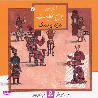کتاب قصه های تصویری از جوامع الحکایات 3 (دزد و نمک) اثر حسین فتاحی انتشارات قدیانی