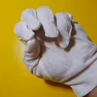 دستکش نخی ضدحساسیت سفید