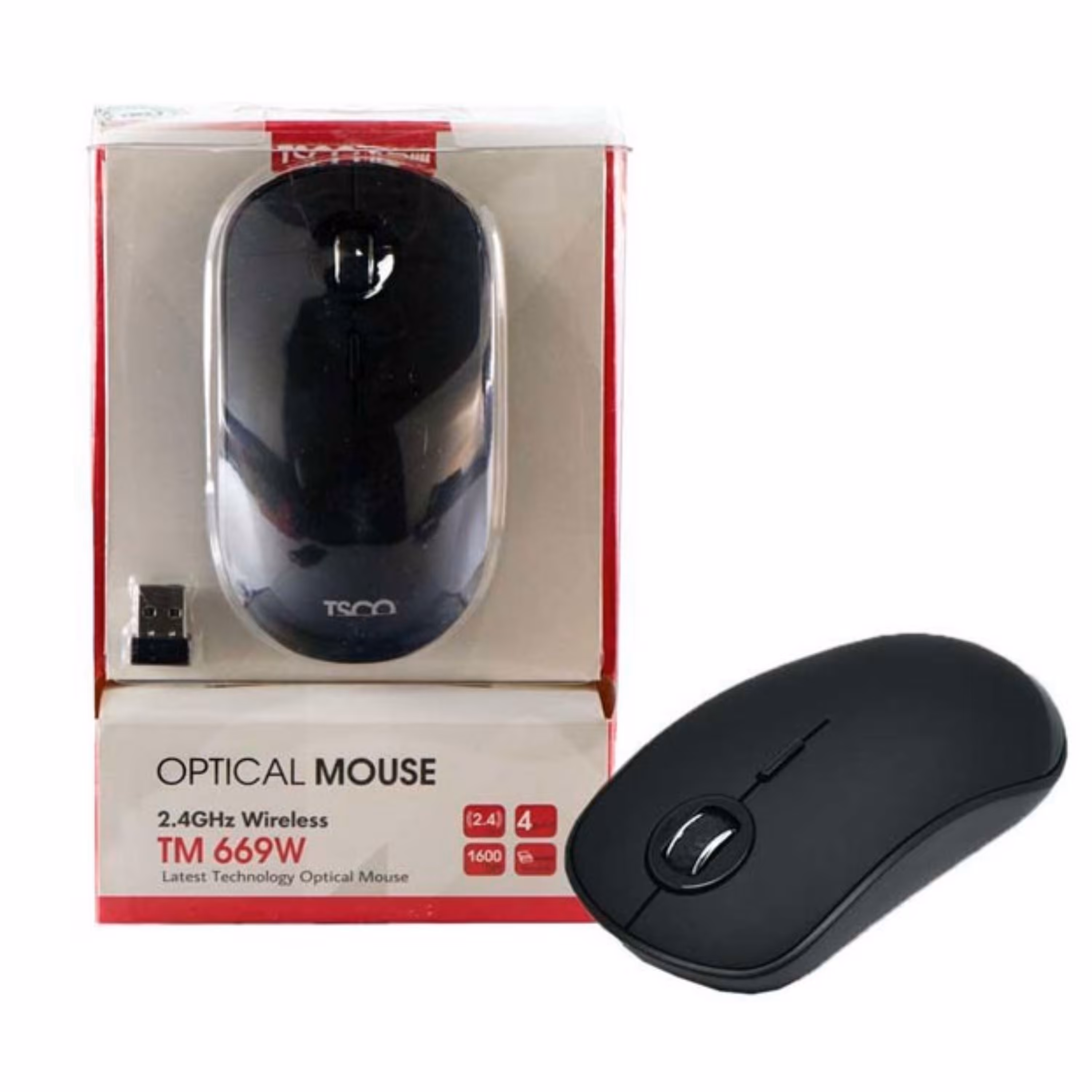 ماوس بی سیم TSCO مدل TM 669W با گارانتی 12 ماهه