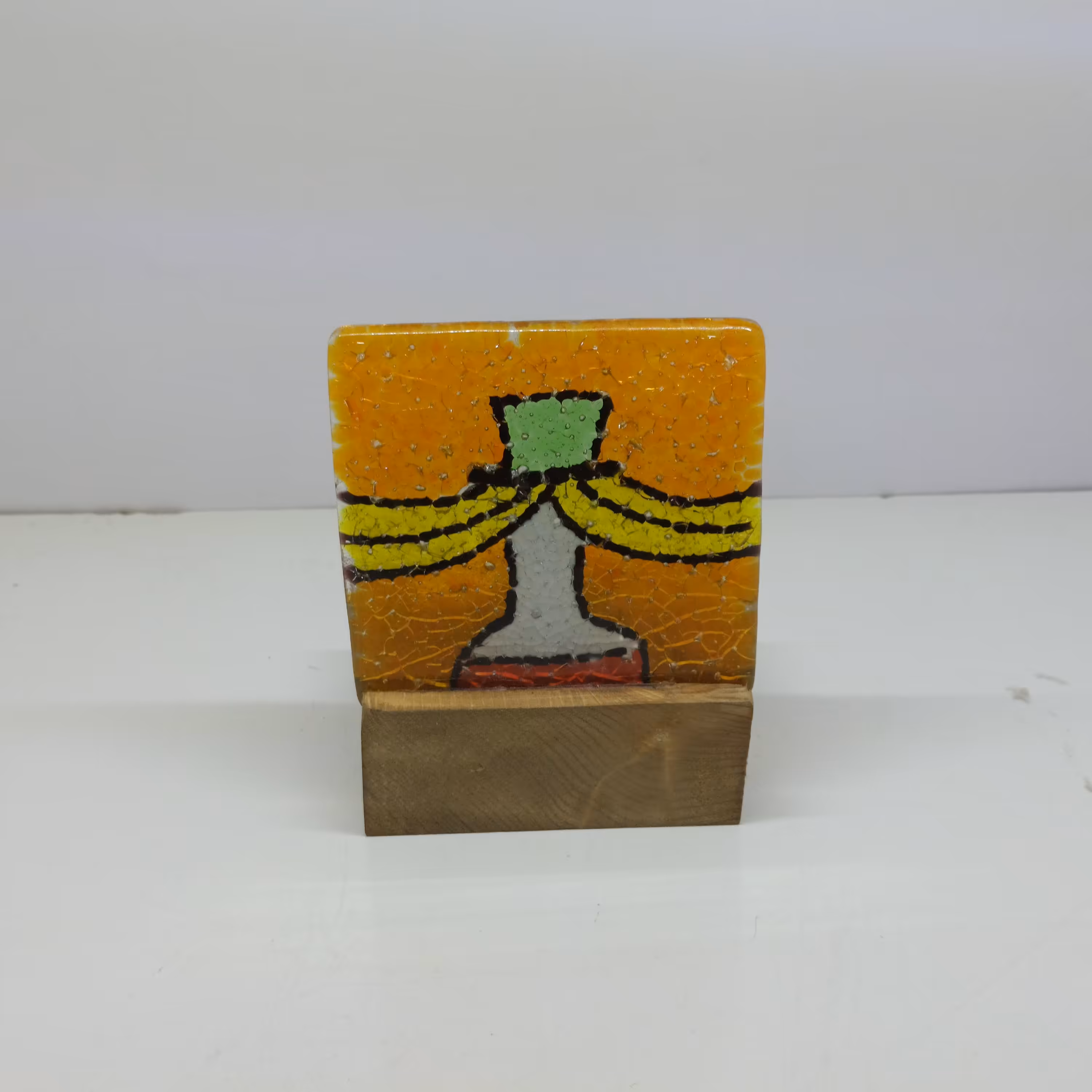 جاشمعی تلفیق چوب و شیشه دستساز 2