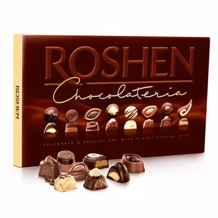 شکلات کادویی 256 گرمی روشن با طعم مخلوط محصول کشور اکراین
