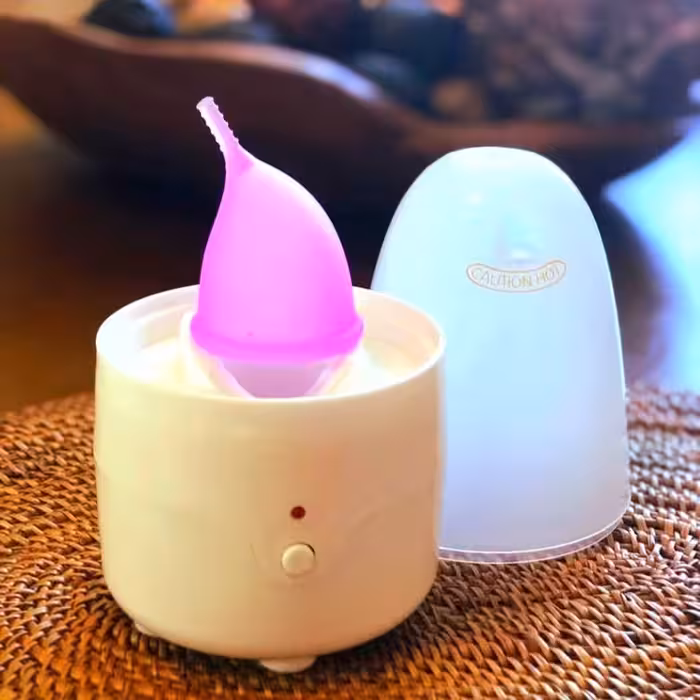 دستگاه استریلایزر و ضدعفونی کننده کاپ قاعدگی برقی برند بی نظیر ck100