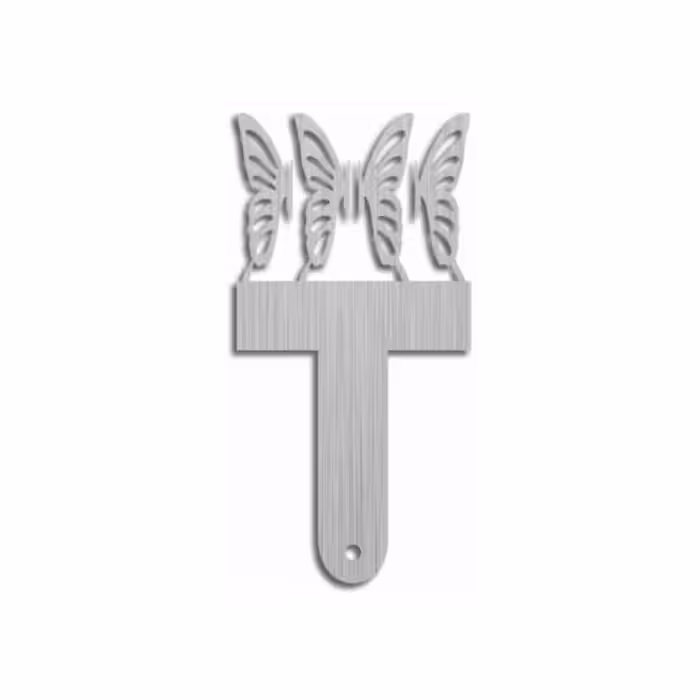 شانه شکلات استیل کوچک طرح پروانه بودکور 240060
