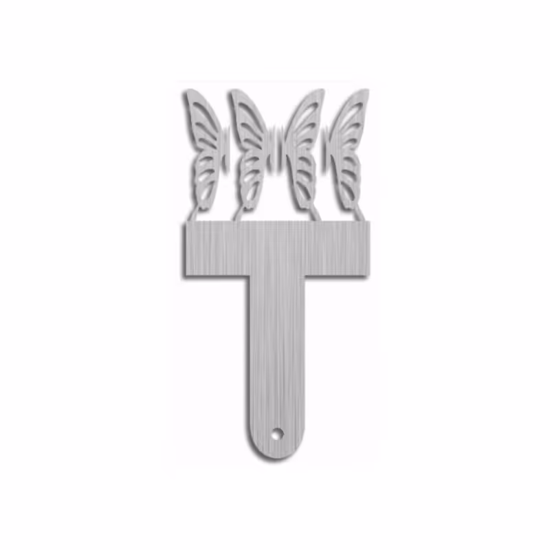 شانه شکلات استیل کوچک طرح پروانه بودکور 240060