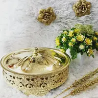 شکلات خوری گرد پیوتر برند معتبر دیانا در دو رنگ طلایی و سیلور