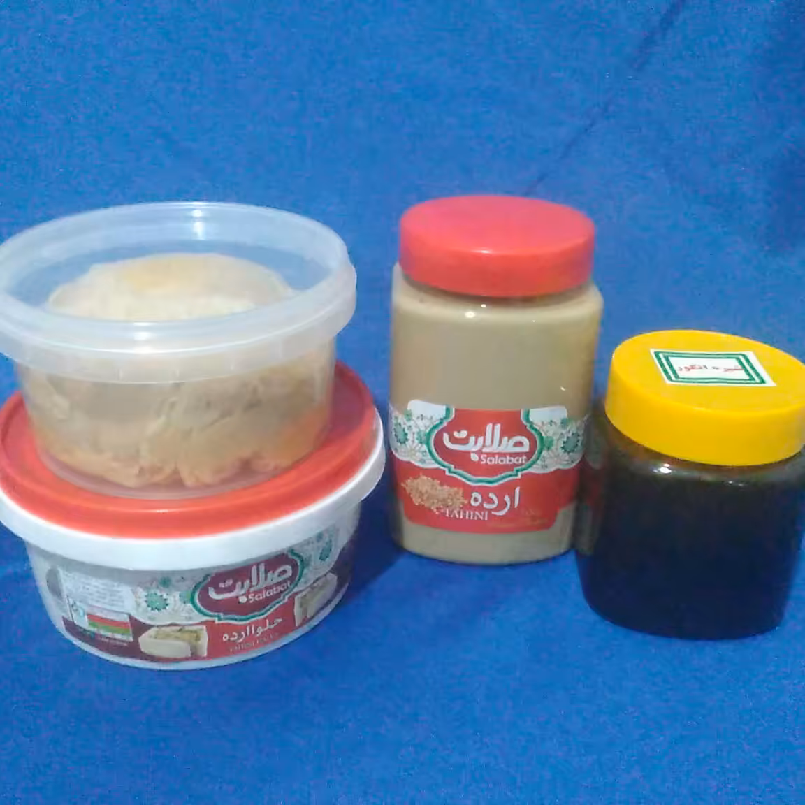 پک چهار تایی (حلوا ارده ، ارده ، شیره انگور ، حلوا شکری) با ارسال رایگان