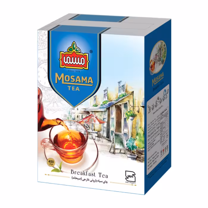 چای سیاه باروتی خارجه صبحانه مسما - 450 گرم بسته مقوایی