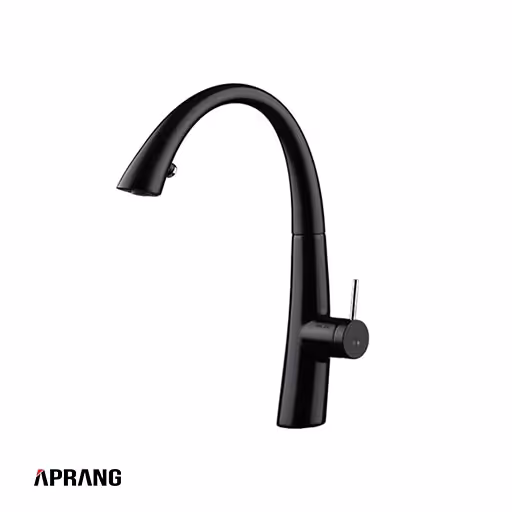 شیر آشپزخانه کی دبلیو سی مدل زو پول اوت - Zoe Pull Out - طلایی مات