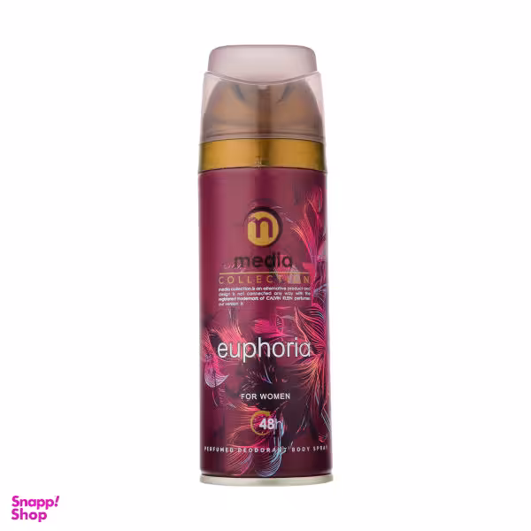 اسپری بدن زنانه مدیا مدل Ephoria حجم 200 میلی لیتر