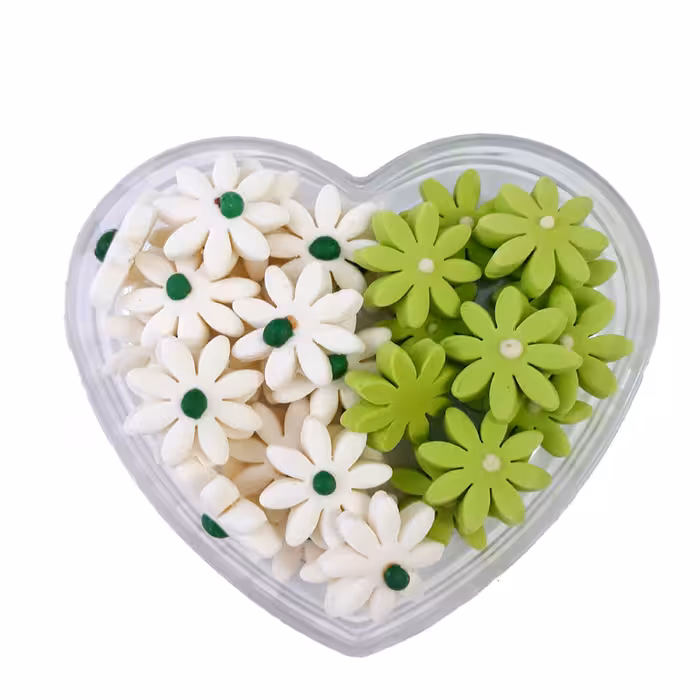 فوندانت تزیین کیک مدل گل ژربرا 2 خمیر فوندانت تاپر کیک فوندانت فانتزی