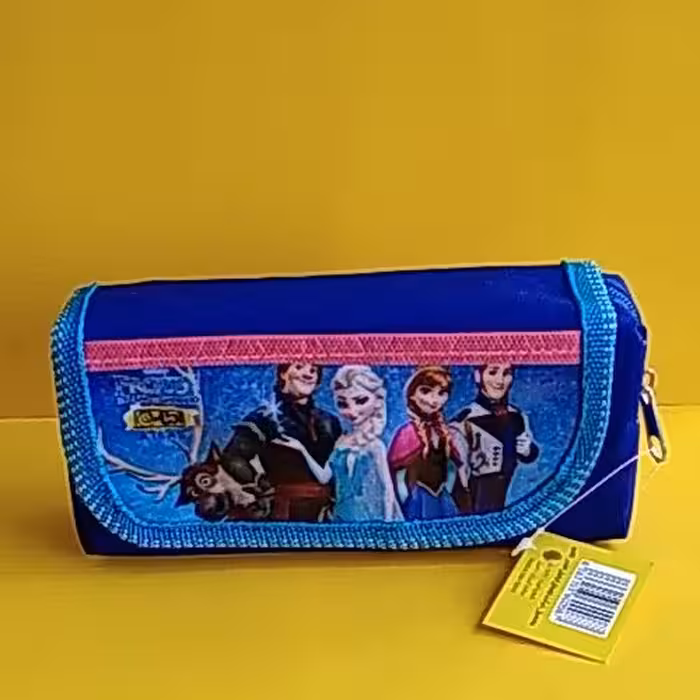 جا مدادی دو زیپ پارچه ای اطلس