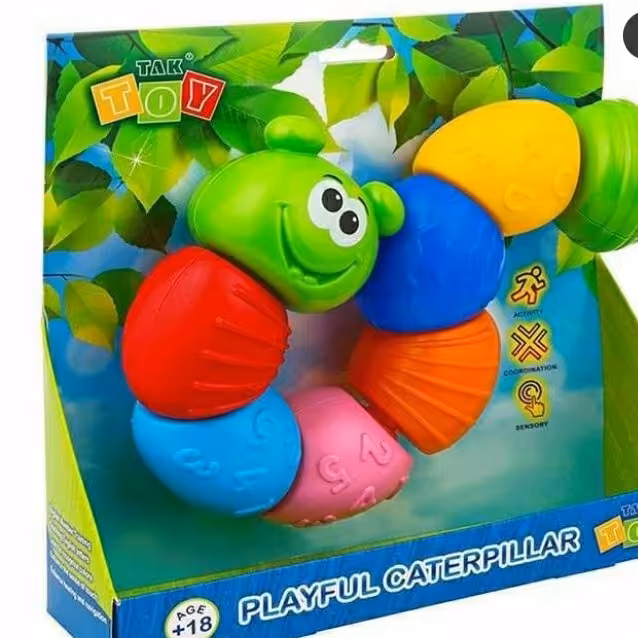 اسباب بازی عروسک کرم ابریشم بازیگوش