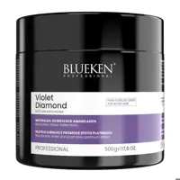 ماسک تونر و رنگساژ بلوکن BLUEKEN مدل وایولت دایموند VIOLET DIAMOND حجم 500ml | آبرسان قوی و ضد زردی