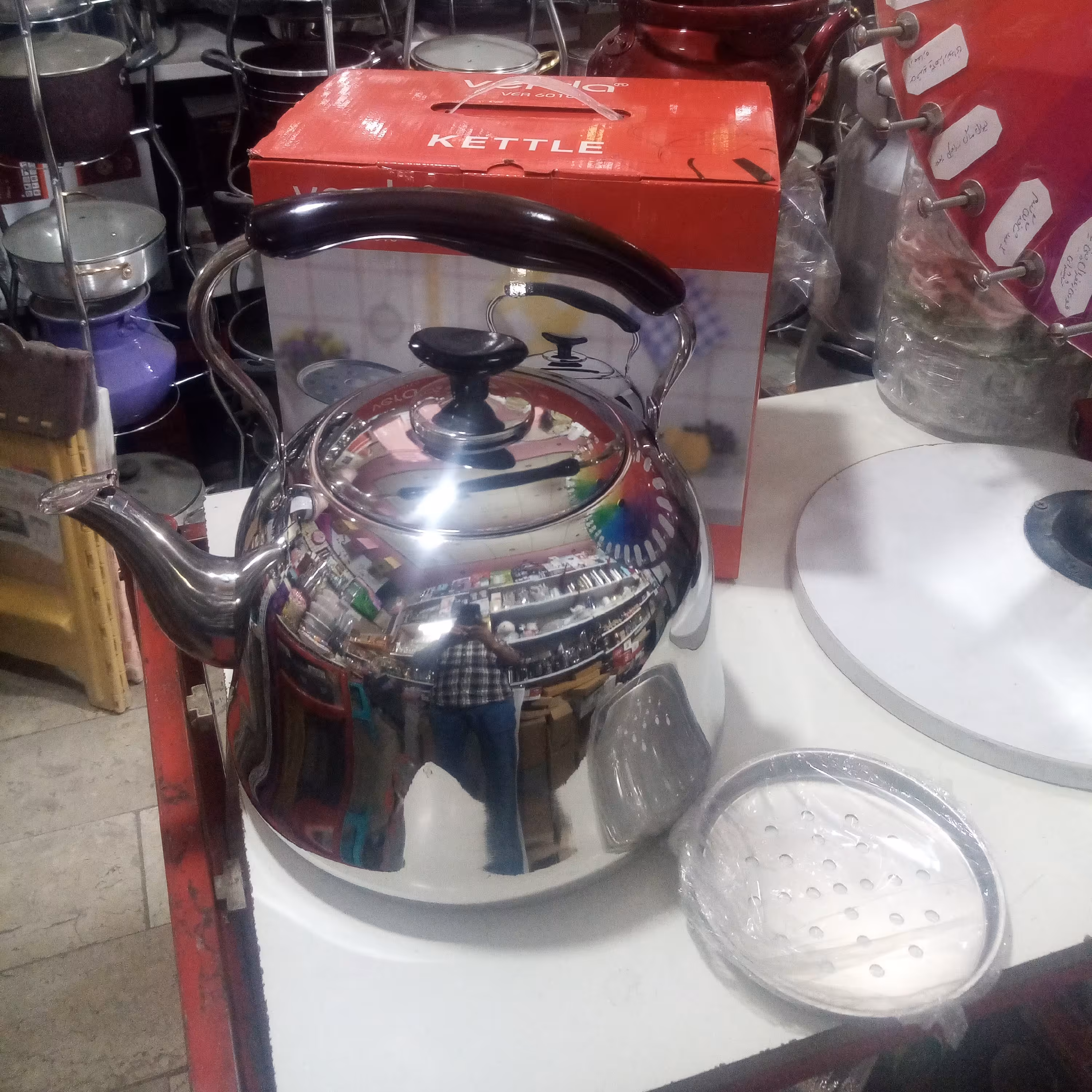 کتری سوتی استیل 6لیتر verda