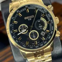 ساعت مچی مردانه سیکو طلایی رنگ seiko 