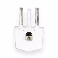 سه شاخه تلفن تک سوکته