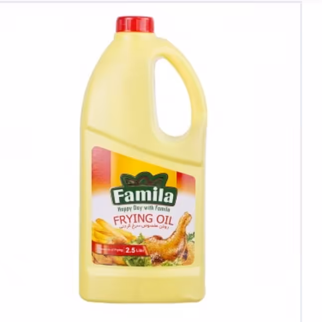 روغن مخصوص سرخ کردنی بدون پالم فامیلا وزن 2250 گرم