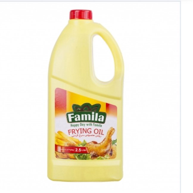 روغن مخصوص سرخ کردنی بدون پالم فامیلا وزن 2250 گرم