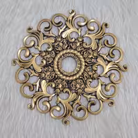 دور لامپی 30 سانتی.طلایی جدید شاپان.(پک 4 عددی)