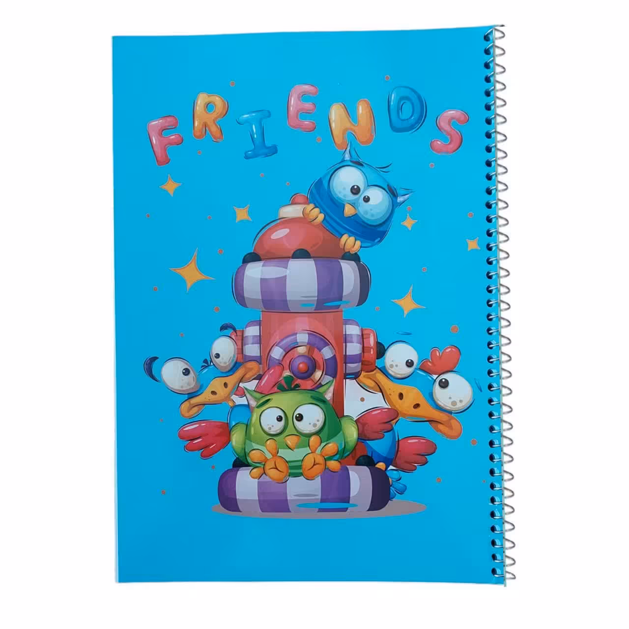 دفتر 60 برگ حاشیه دار  - طرح Friend 