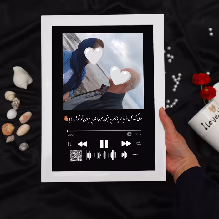 تابلو موزیکال کادویی برای مناسبت های مختلف سایز21*16