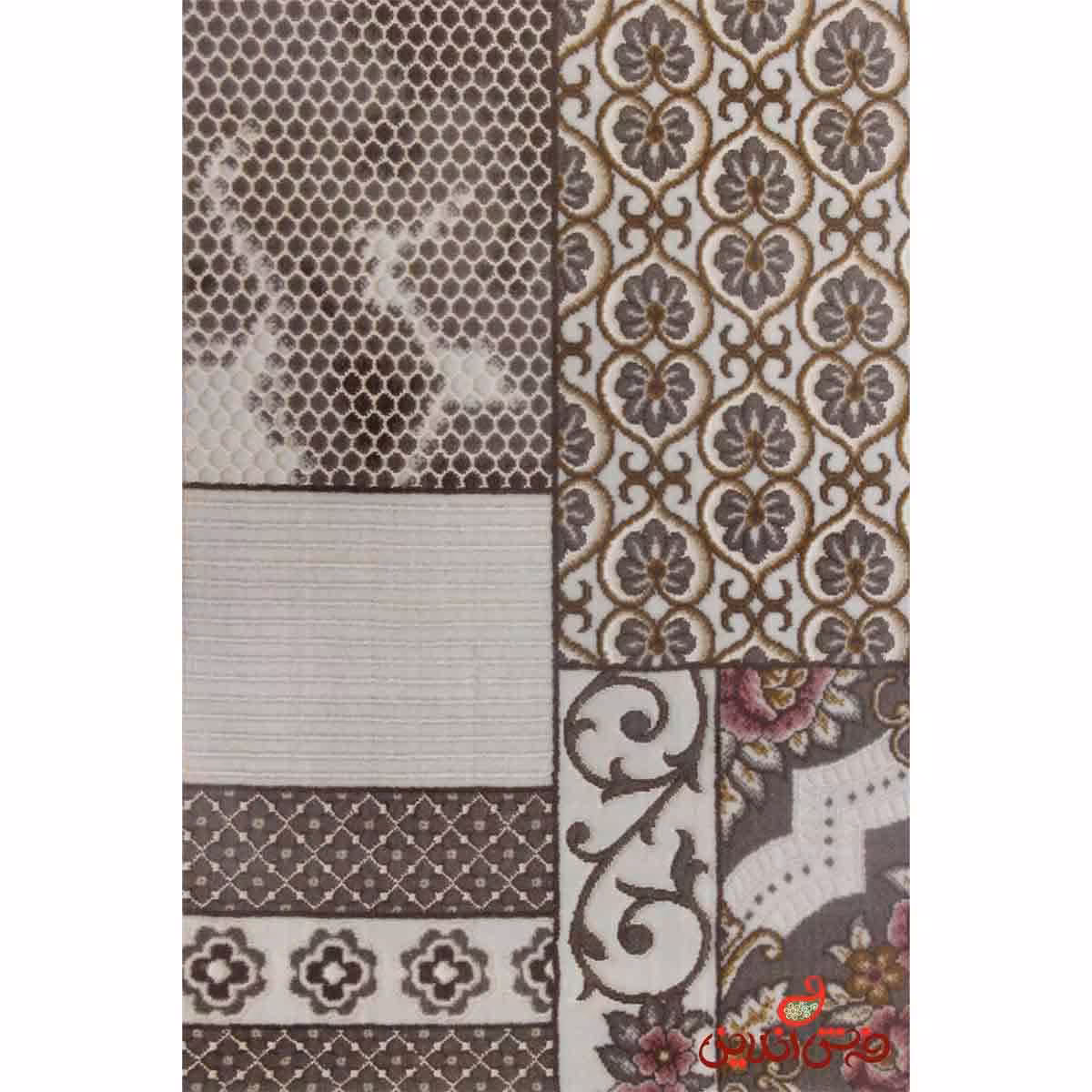 فرش ماشینی ساوین کد 1508 صورتی