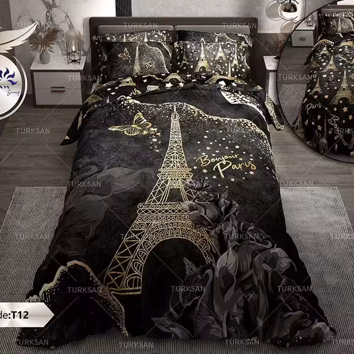 روتختی دونفره دو رو طرحدار  ترکسان طرح T12