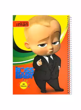 دفتر مشق 60 برگ ایمان طرح کارتونی - چی بخونم