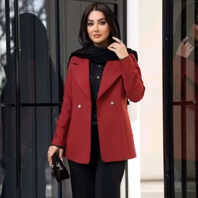 مانتو کتی زنانه کرپ مدل الیا