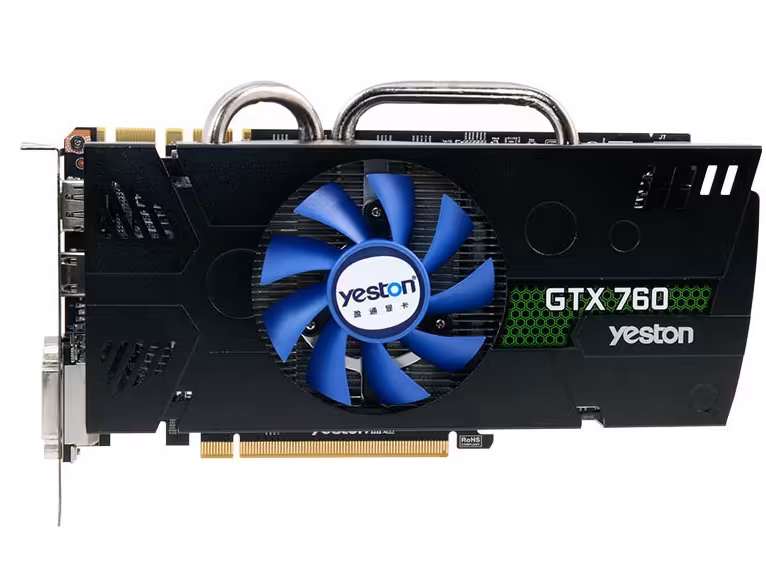 کارت گرافیک یستون مدل GTX760 2G D5 Game ACE با حافظه 2 گیگابایت