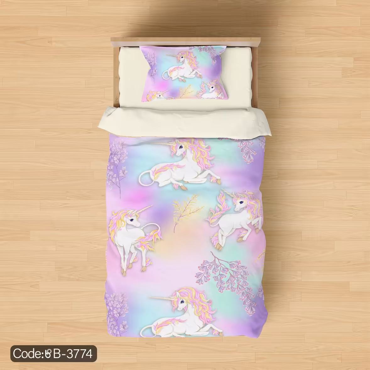 روتختی طرح اسب تک شاخ