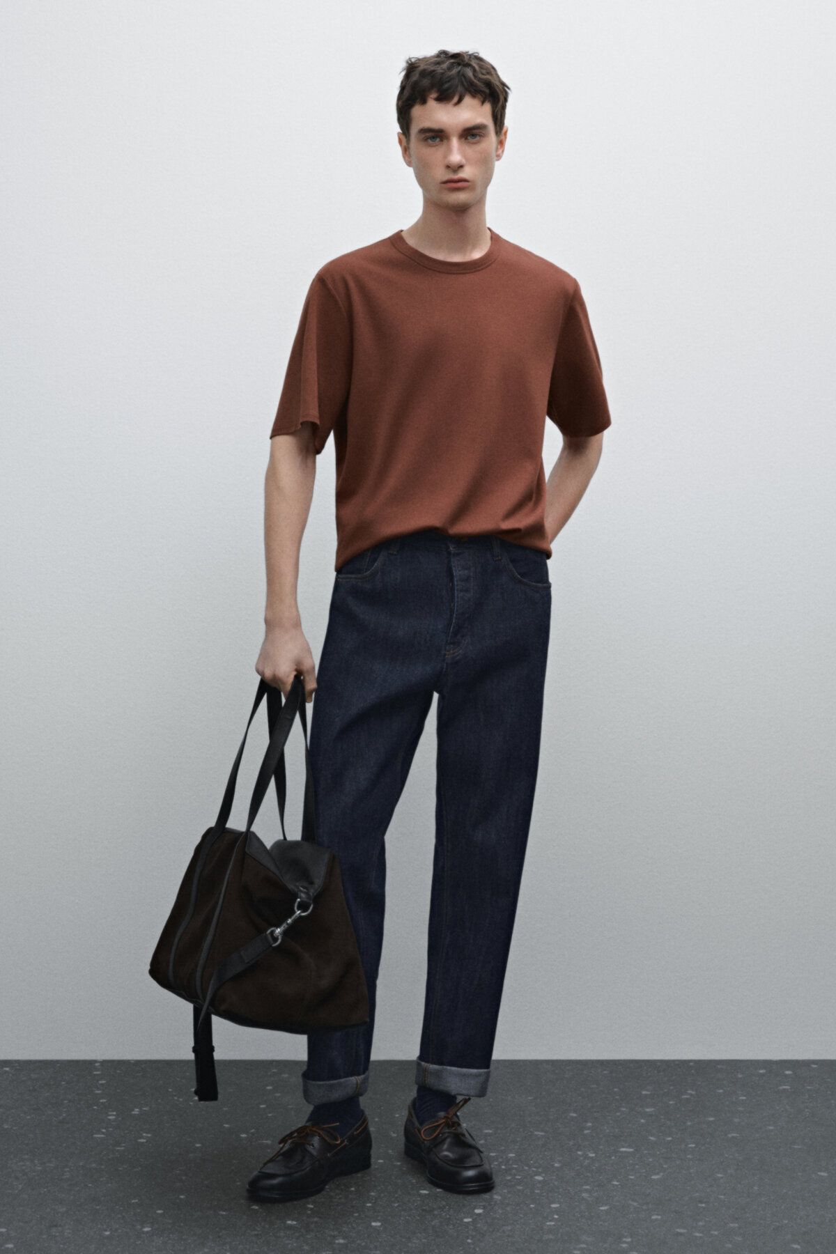 تی شرت چند رنگ مردانه آستین کوتاه پنبه Massimo Dutti