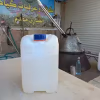 عرق نعنا 10 لیتری (سنگین و درجه 1) سوغات اصل قمصر کاشان گلابگیری انصاری مقدم